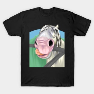 Funny horse face T-Shirt